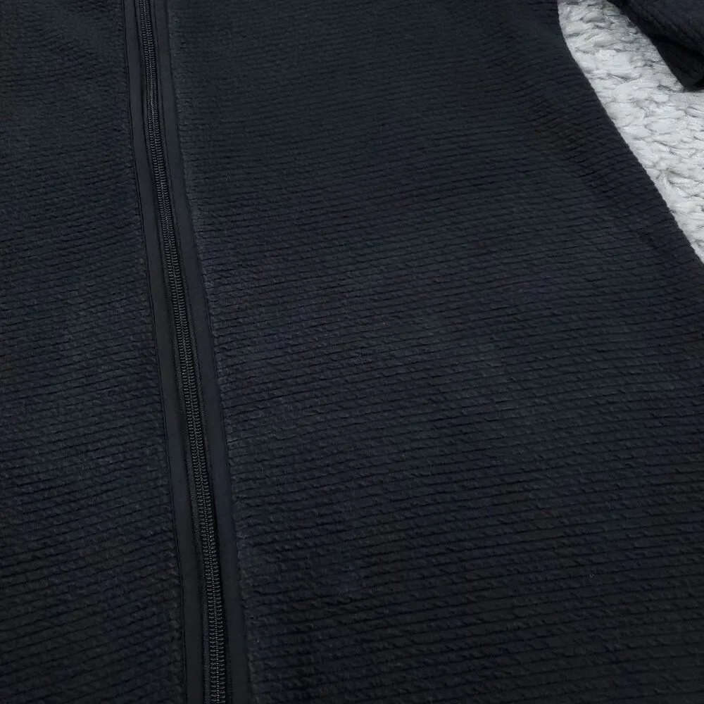 READ Lululemon On Repeat Jacket Women's Size 10 Black Full Zip Longline Slim Fit